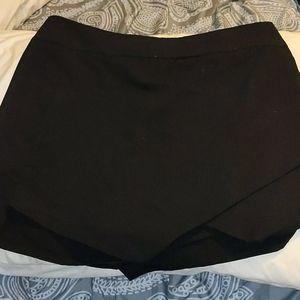 Black envelope skort